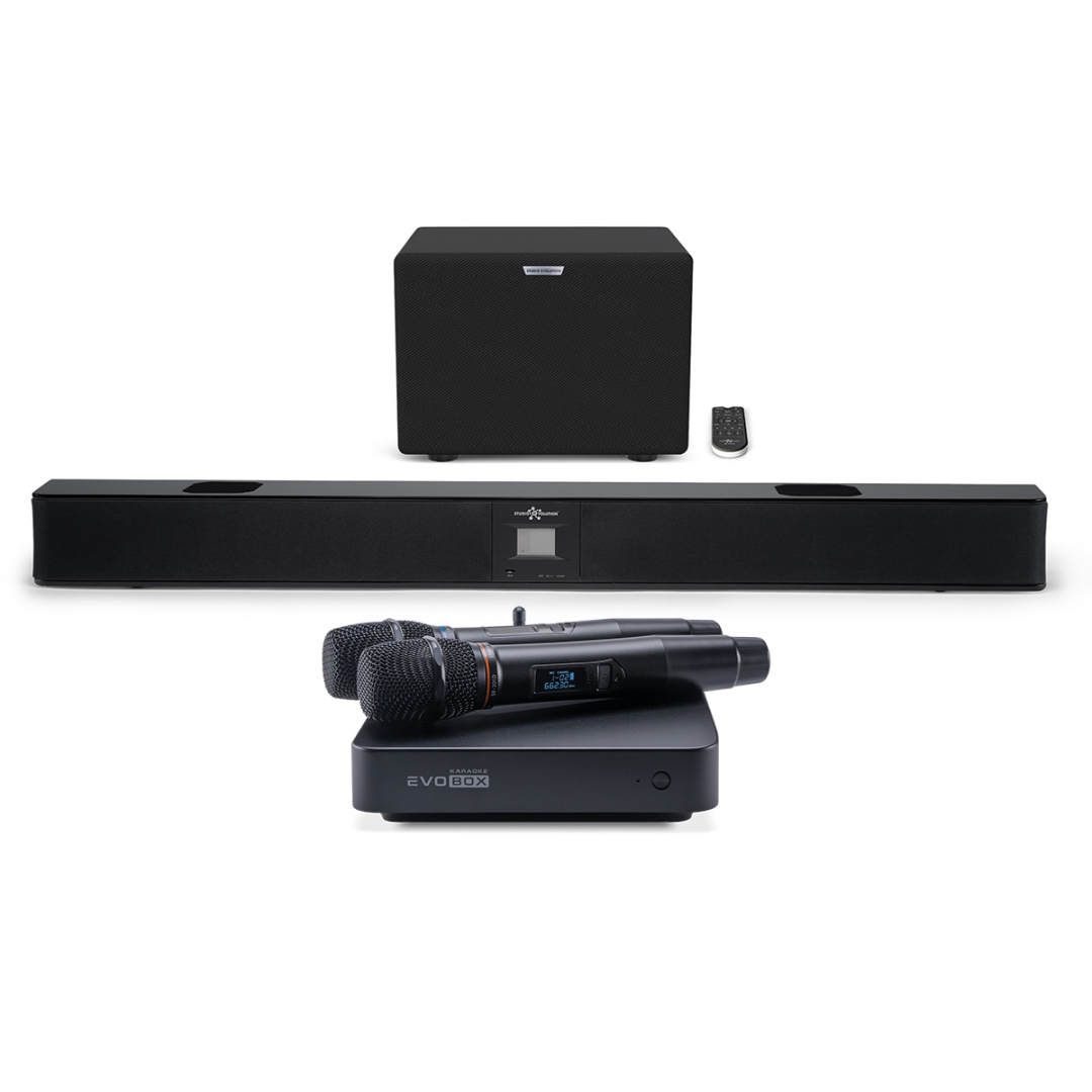 караоке-комплект EVOBOX Plus + EvoSound Bar (саундбар с караоке) в Бакале