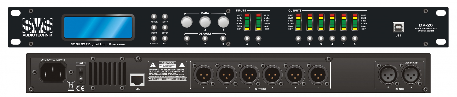 SVS Audiotechnik DP-26 Цифровой процессор: 2 входа 6 выходов в Бакале