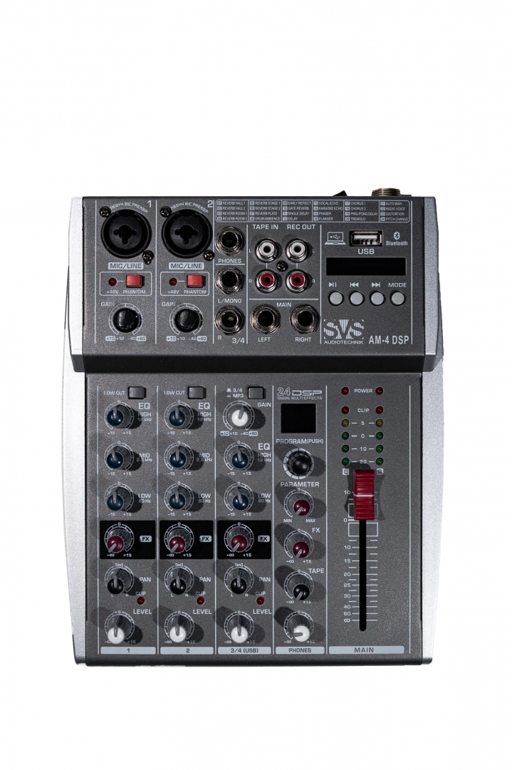 SVS Audiotechnik mixers AM-4 DSP Аналоговый микшерный пульт, 4-канала в Бакале