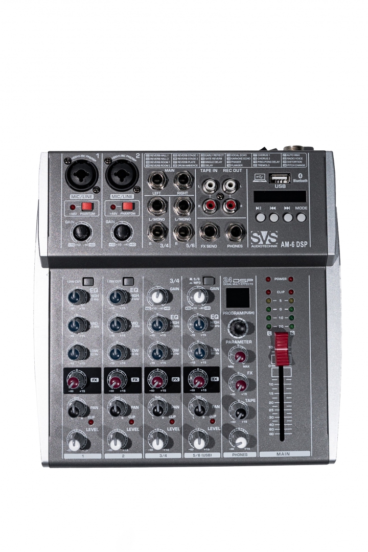 SVS Audiotechnik mixers AM-6 DSP Микшерный пульт аналоговый, 6-канальный SVS Audiotechnik mixers в Бакале