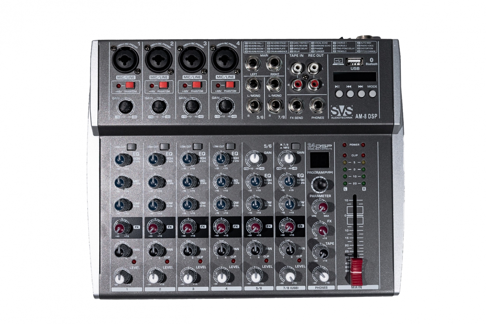 SVS Audiotechnik mixers AM-8 DSP Микшерный пульт аналоговый, 8-канальный в Бакале
